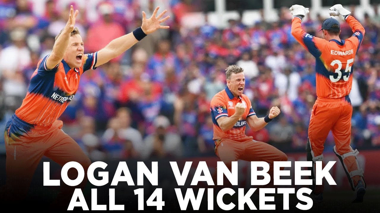 𝙍𝙀𝙒𝙄𝙉𝘿 𝘽𝘼𝘾𝙆:𝐋𝐨𝐠𝐚𝐧 𝐯𝐚𝐧 𝐁𝐞𝐞𝐤'𝐬 14 Wickets Taken in MAX60 League 2024 | M7A1K