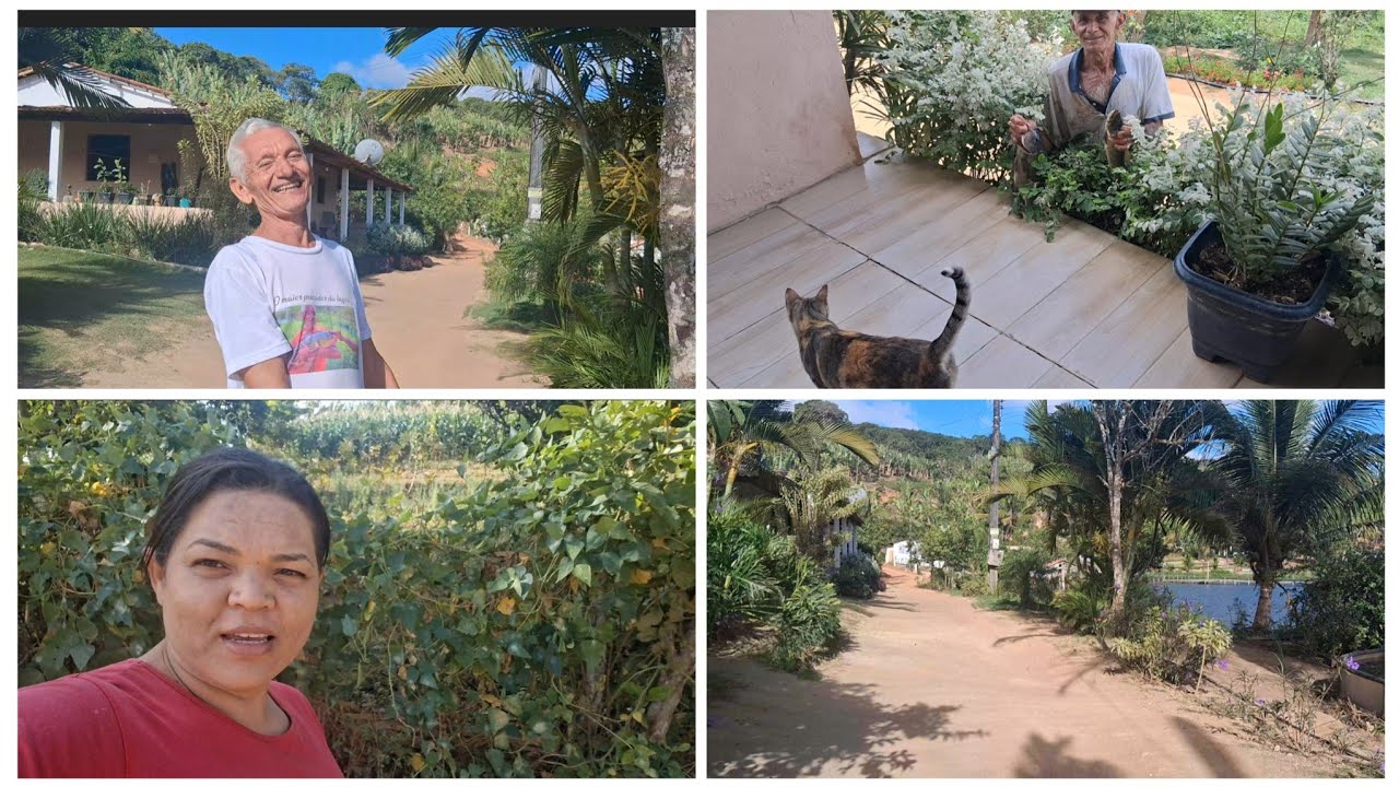 MAS UM DIA DE TRABALHO O JARDIM DA DONA MARIA ÂNGELA TODO LINDO