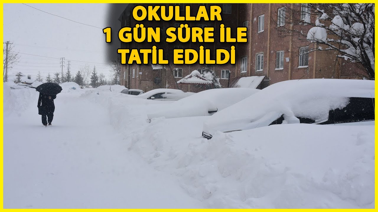Bitlis'te 302 Köy Yolu Ulaşıma Kapandı; Eğitime 1 Gün Ara Verildi