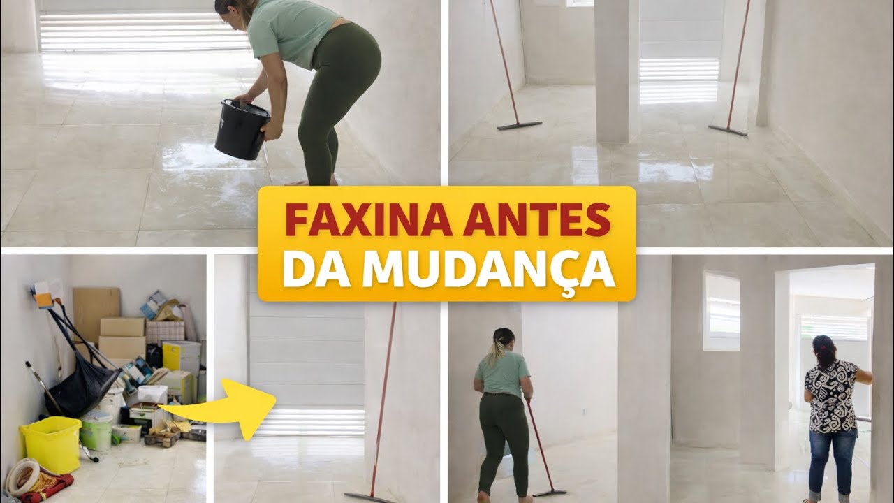 FAXINA PESADA NA CASA NOVA 🧹✨ Antes da Mudança!
