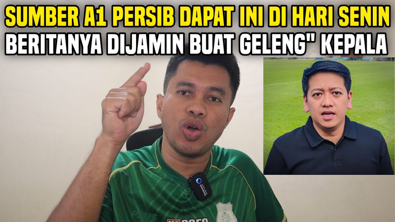 HOT NEWS‼️MASIH BANYAK YANG GAK TAHU‼️INFO A1 PERSIB DAPAT BERITA BESAR DI HARI SENIN‼️INI BOCORANNY