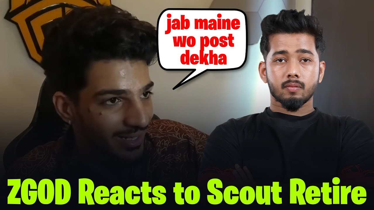 ZGOD Reacts to Scout Retirement from BGMI Esports