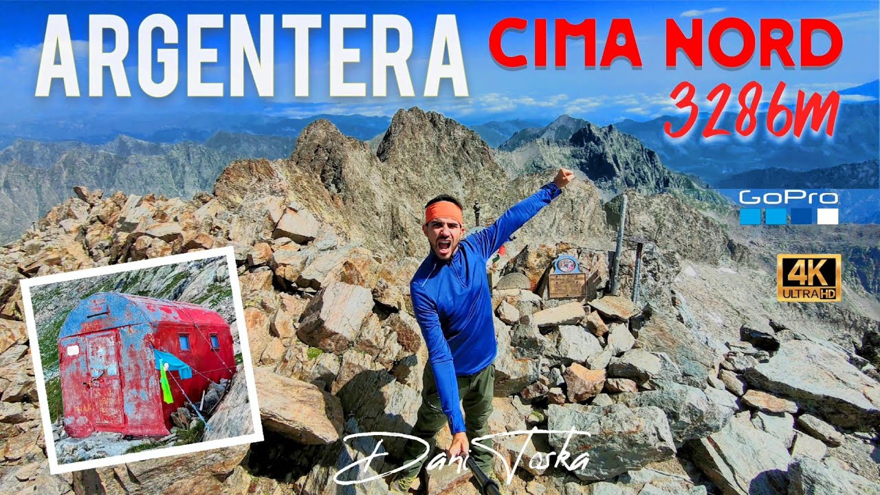 Argentera Cima Nord 3286m e Bivacco del Baus dal Lago della Rovina | Valle Gesso