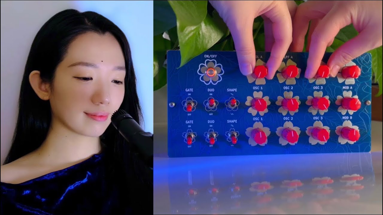 Drone Music With DIY Analog Synthesizer (Hana Synth)