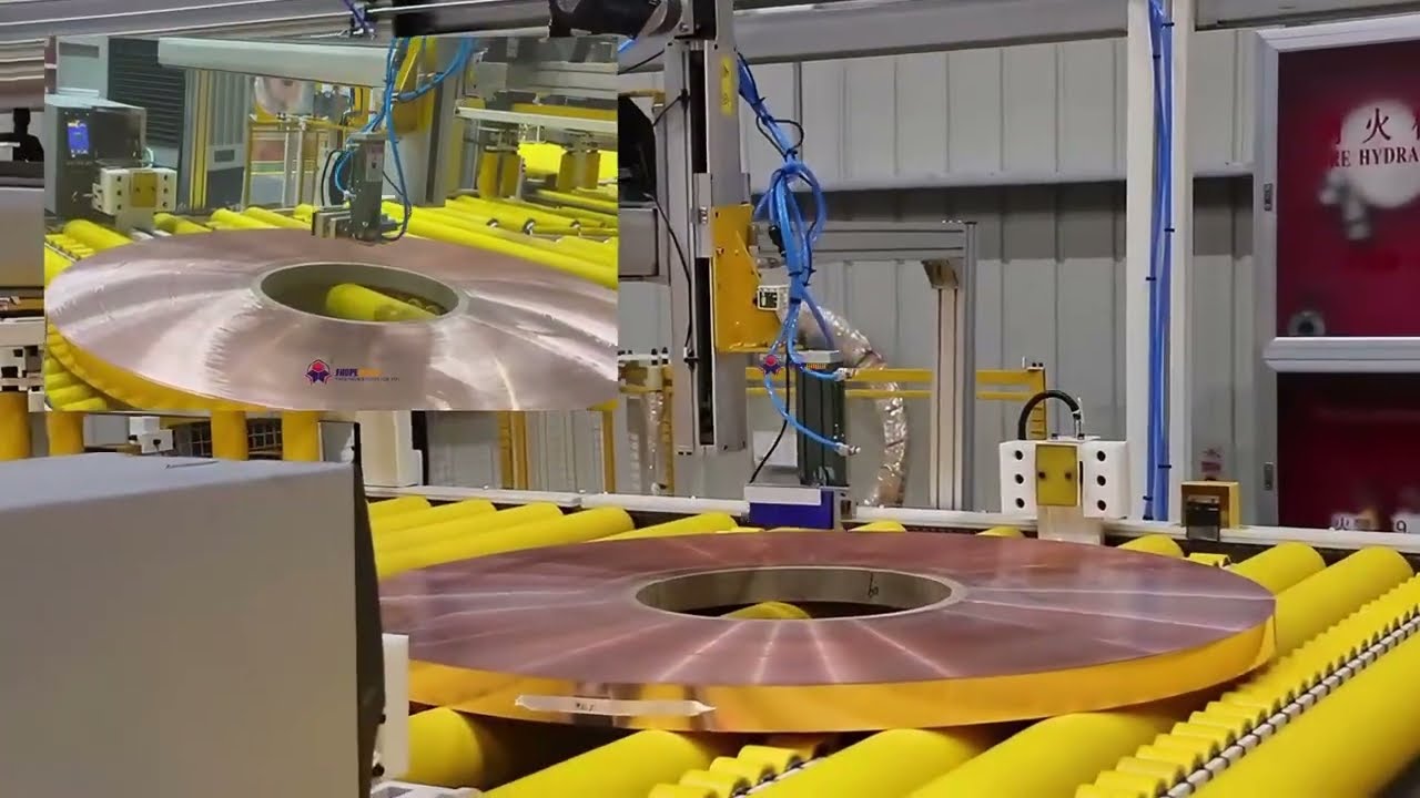 Automatic copper strip coil packaging line 【Manufacturer】