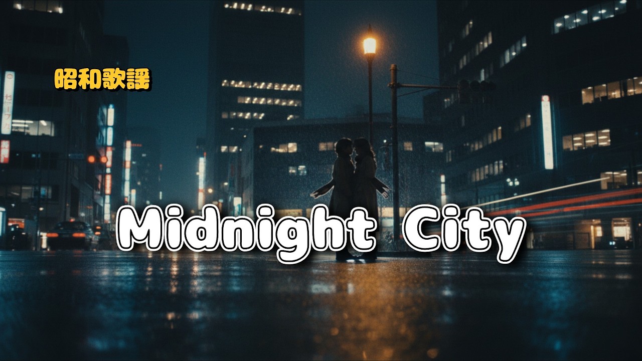 【Midnight City】昭和歌謡オリジナル City Pop｜30分以上 作業用BGM (Background Music)｜懐かしい昭和の哀愁をAI音楽で 🎹 🥁