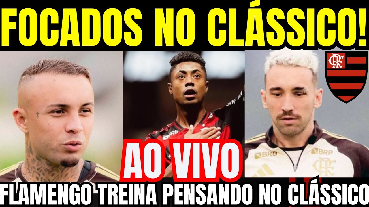 🔴 NOTÍCIAS DO FLAMENGO I PREPARAÇÃO PARA O CLÁSSICO CONTRA O BOTAFOGO PELO BRASILEIRO