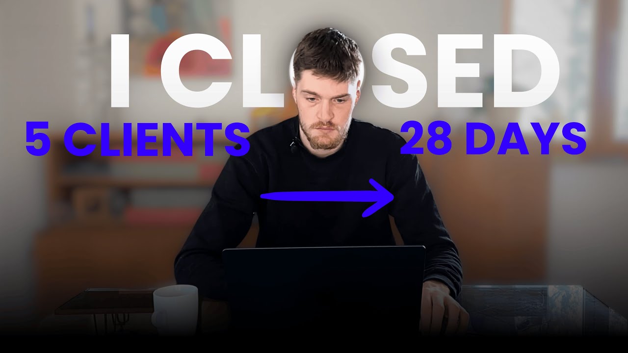 I closed 5 SMMA clients in 28 days