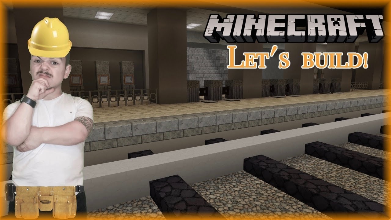 Let's build London Underground station!! (Minecraft)
