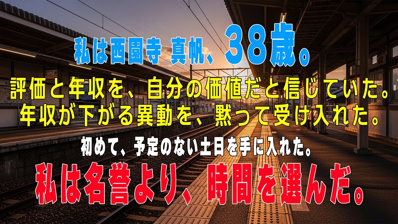 年収が下がる異動を受け入れて、初めて土日が空いた