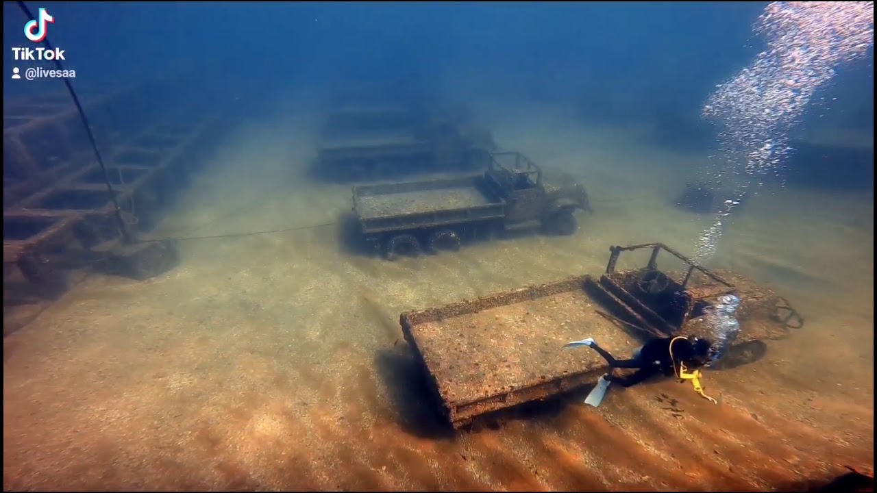 KHAOLAK UNDER WATER MUSEUM Harley Davidson Sign scuba Similan diving Phuket  Phangnga เรือ ต 13