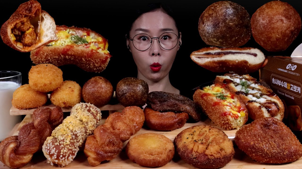 SUB)MUKBANG 가정비 최고 쌀고로케 
