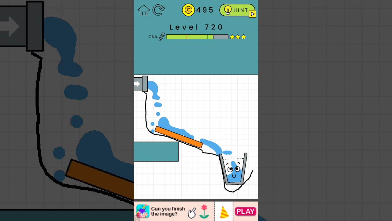 Happy Glass. Level 720. Walkthrough. 3 Stars.
