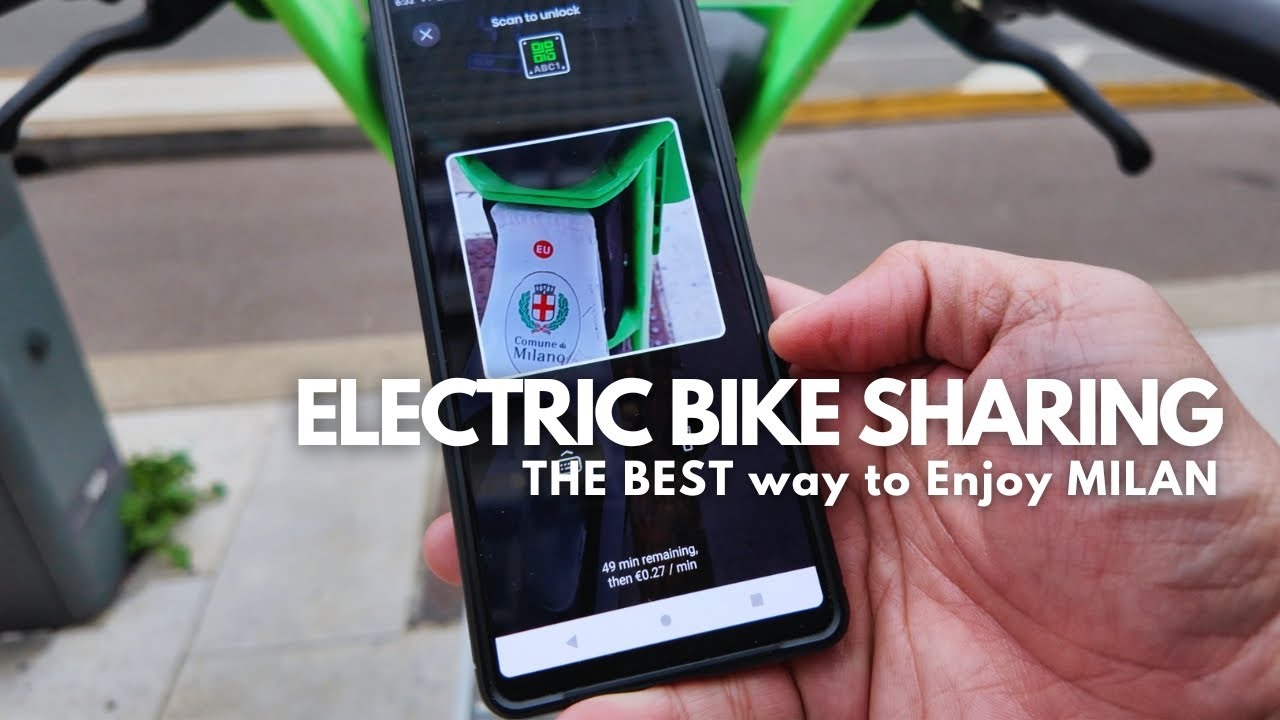 How to RENT & RIDE Electric Bike Sharing in Milan