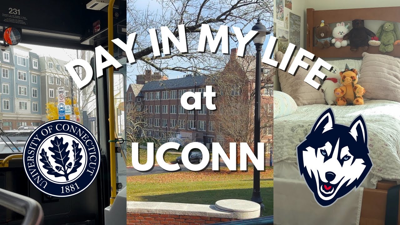 day in the life of a uconn student 💻💙