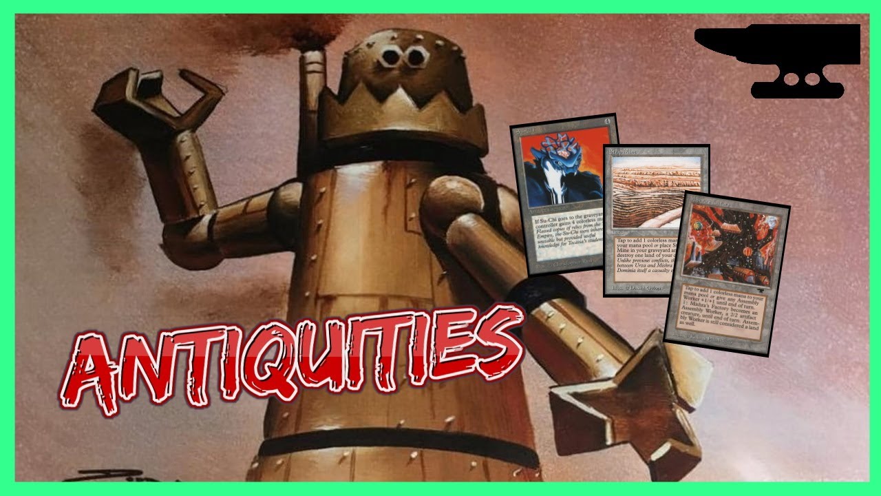 ANTIQUITIES. TIERRAS DE URZA en la primera GRAN colección de ARTEFACTOS [03/1994]
