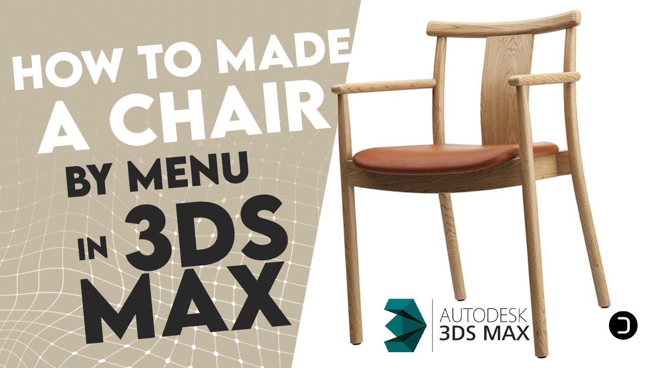 How To Model | Merkur Dining Chair by MENU 2023| In 3DS MAX |