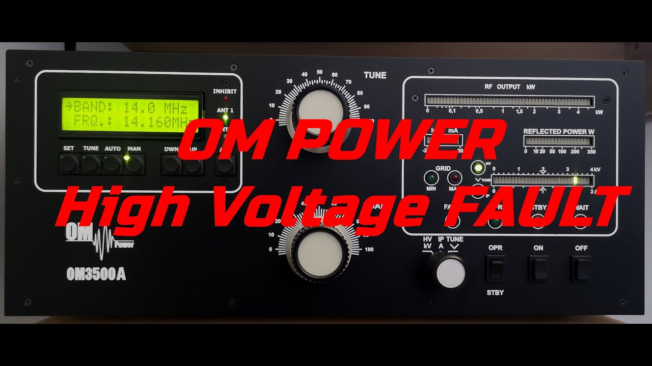 OM Power  OM3500A  High Voltage problem and repair. Naprawa wzmacniacza lampowego.
