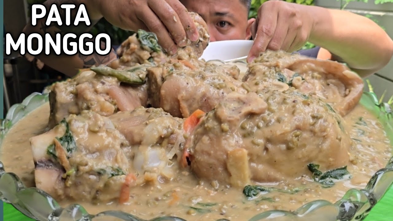 PATA MONGGO | OUTDOOR COOKING | MUKBANG PHILIPPINES