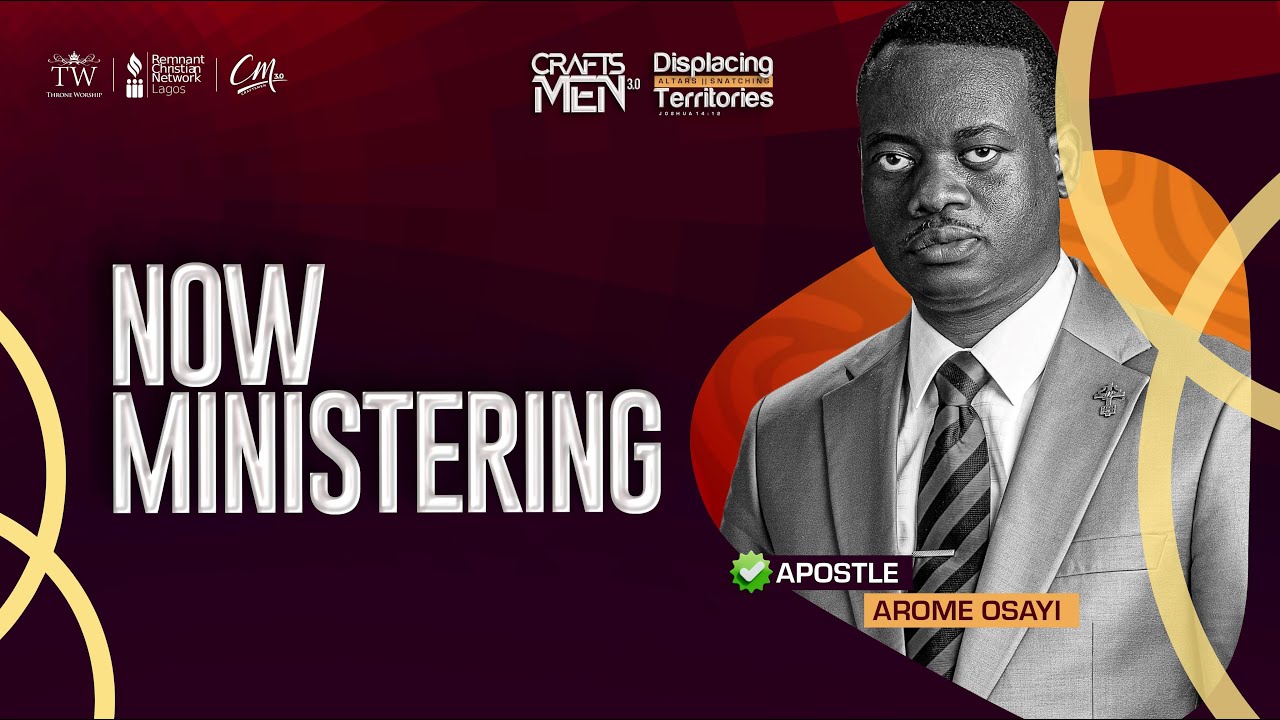 THE PRAYERS BY APOSTLE AROME OSAYI AT CRAFTSMEN 3.0 THAT TRIGGERED MASSIVE HEALINGS & MIRACLES.