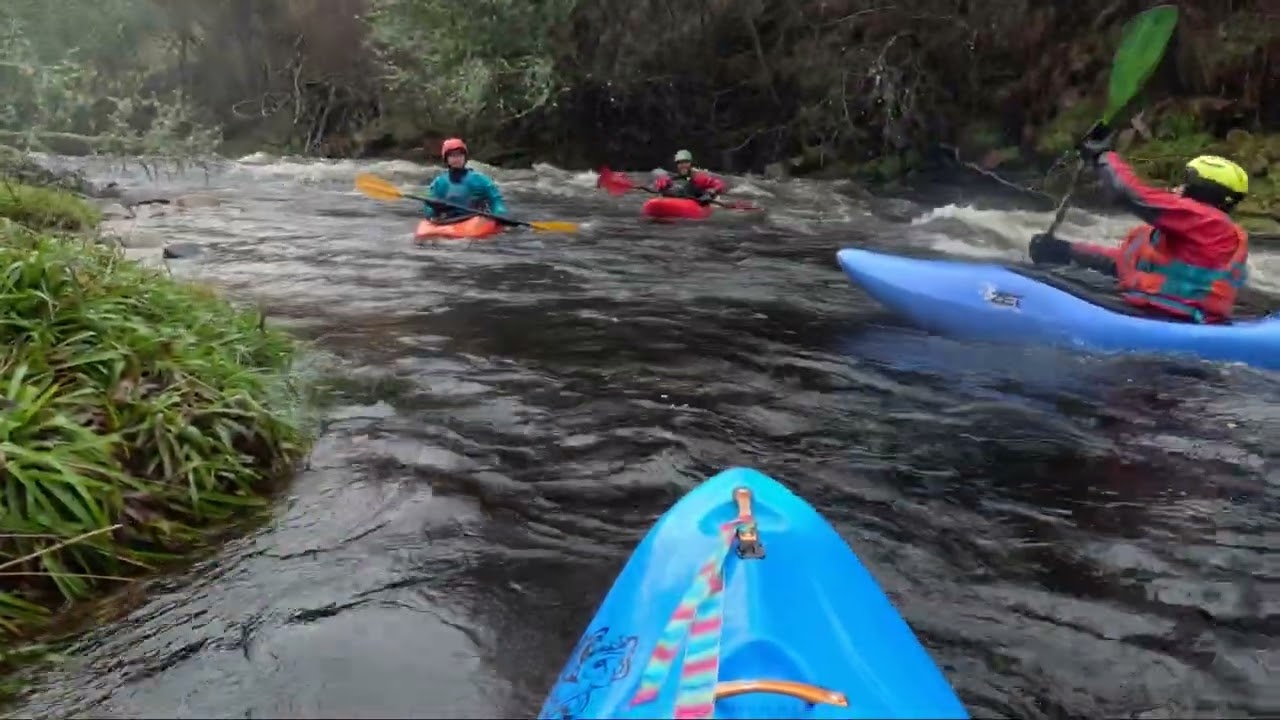 Kayaking the Gairn tributary of the Scottish Dee