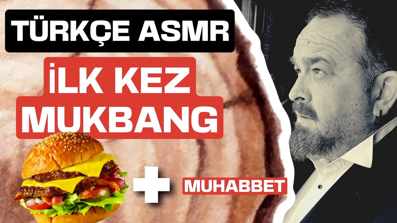 TÜRKÇE ASMR | HAMBURGER YEDİM 🙈 | MUKBANG | SOHBET #türkçeasmr #mugbank #asmr