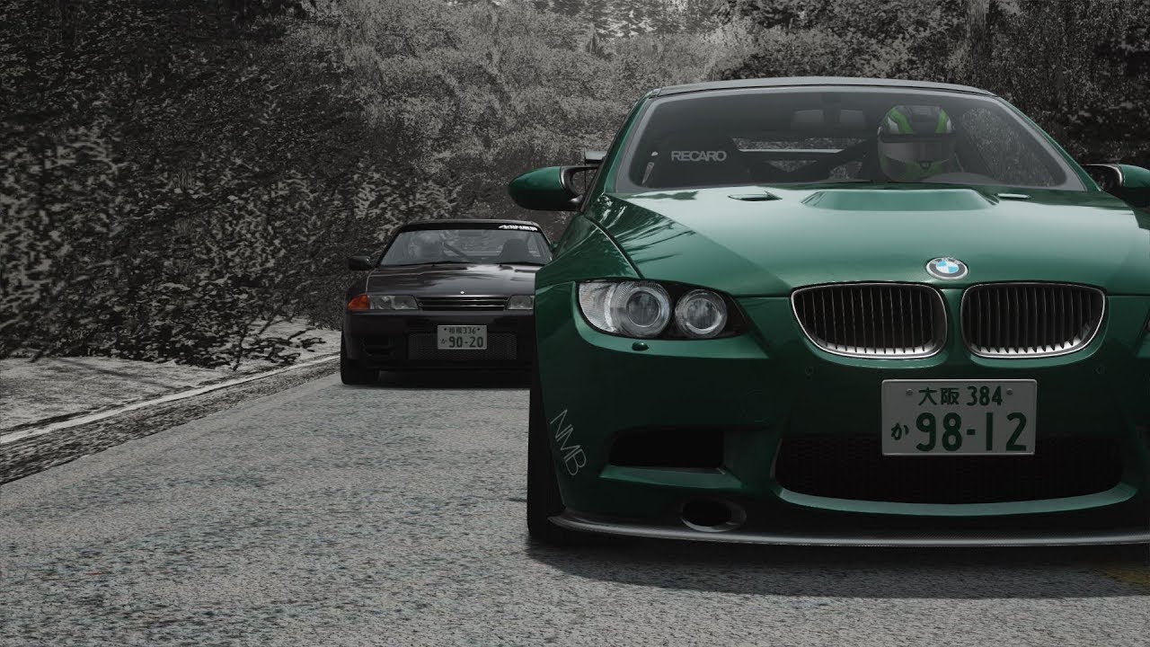 Assetto Corsa Cinematic - GTR vs M3 Hillclimb!