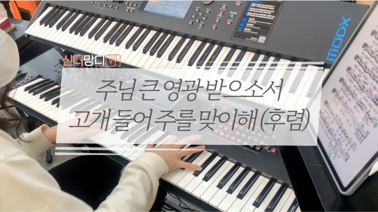 주님 큰 영광 받으소서 & 고개 들어 주를 맞이해 (후렴) | W워십 | Aux Key | 대작이 된 입례송