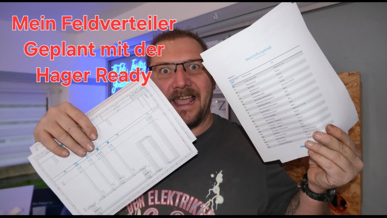Mein Feldverteiler mit der Hager Ready geplant