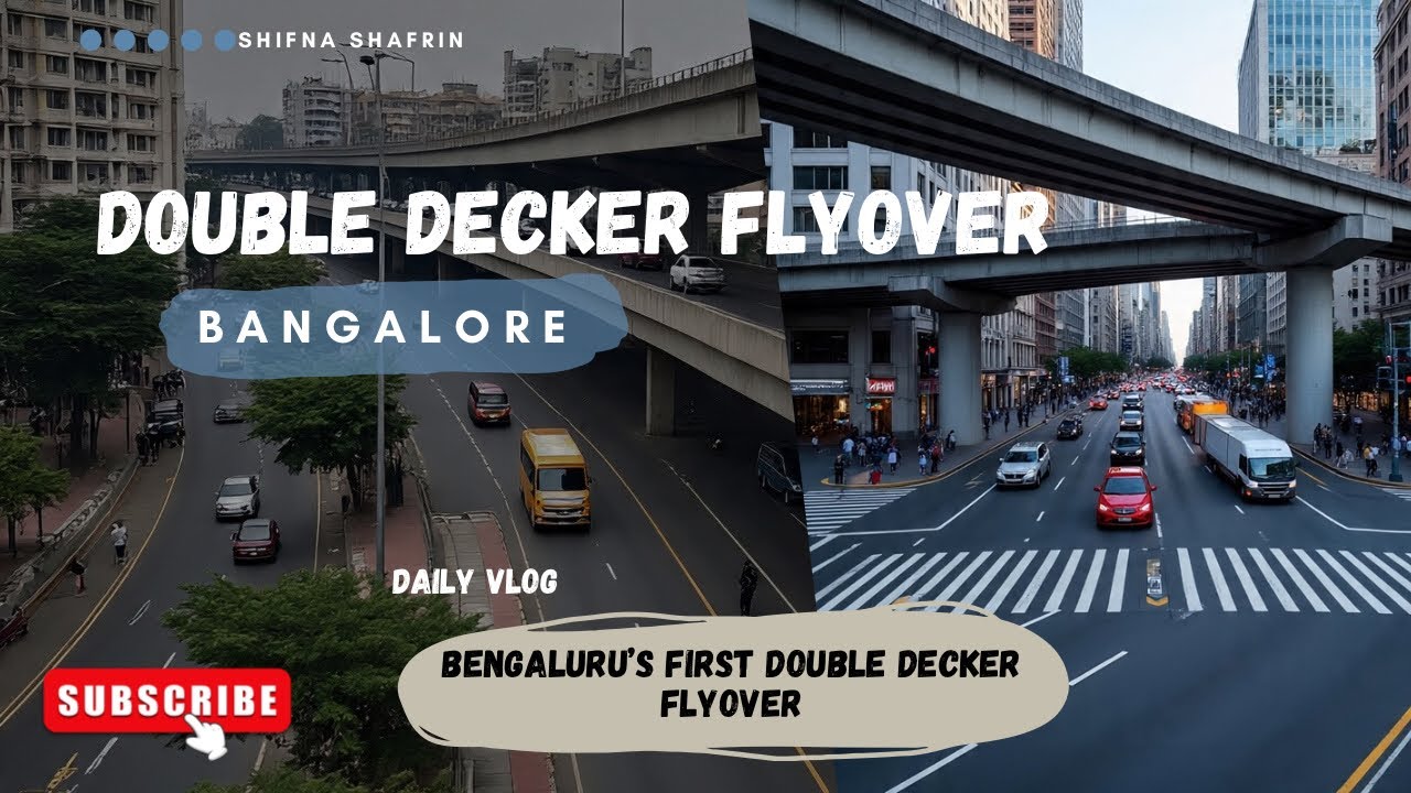 Bengaluru’s double decker flyover🚗🌆 | Road trip 🛣️🚦| Daily vlog | Bangalore night ride