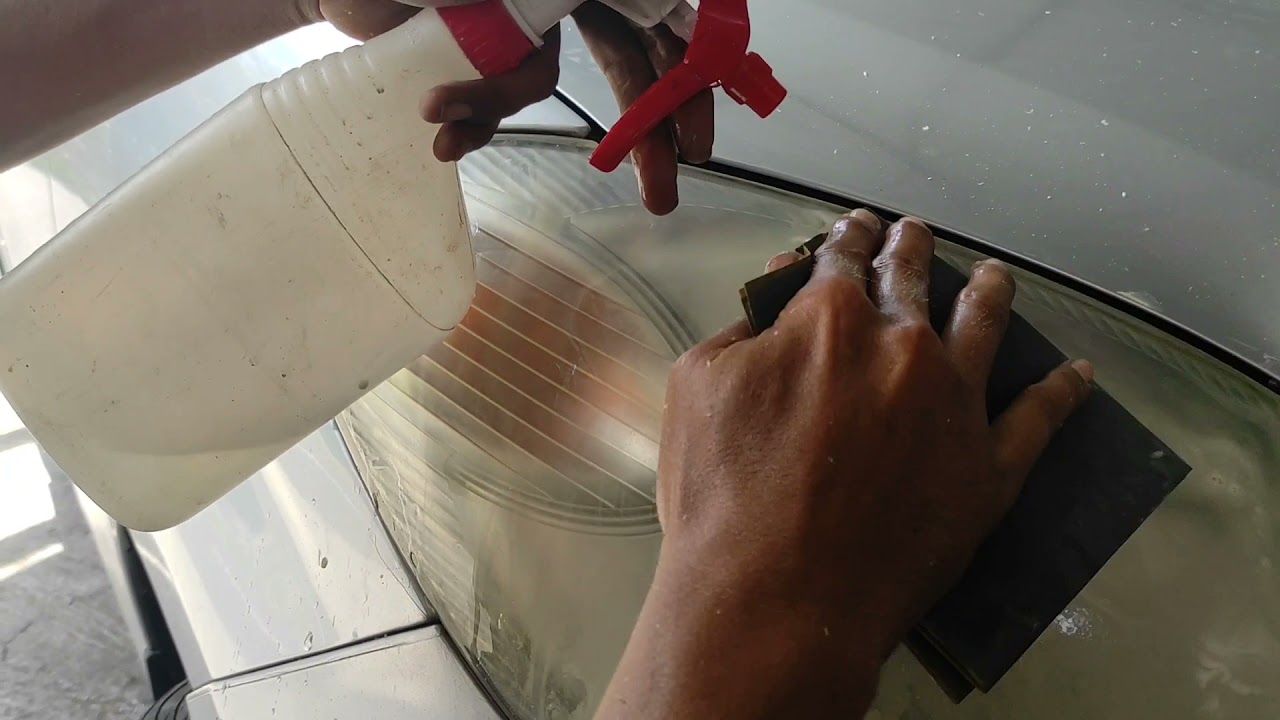 RESTORATION HEADLAM EFEK DARI NANO BURN DAN CLEAR COAT