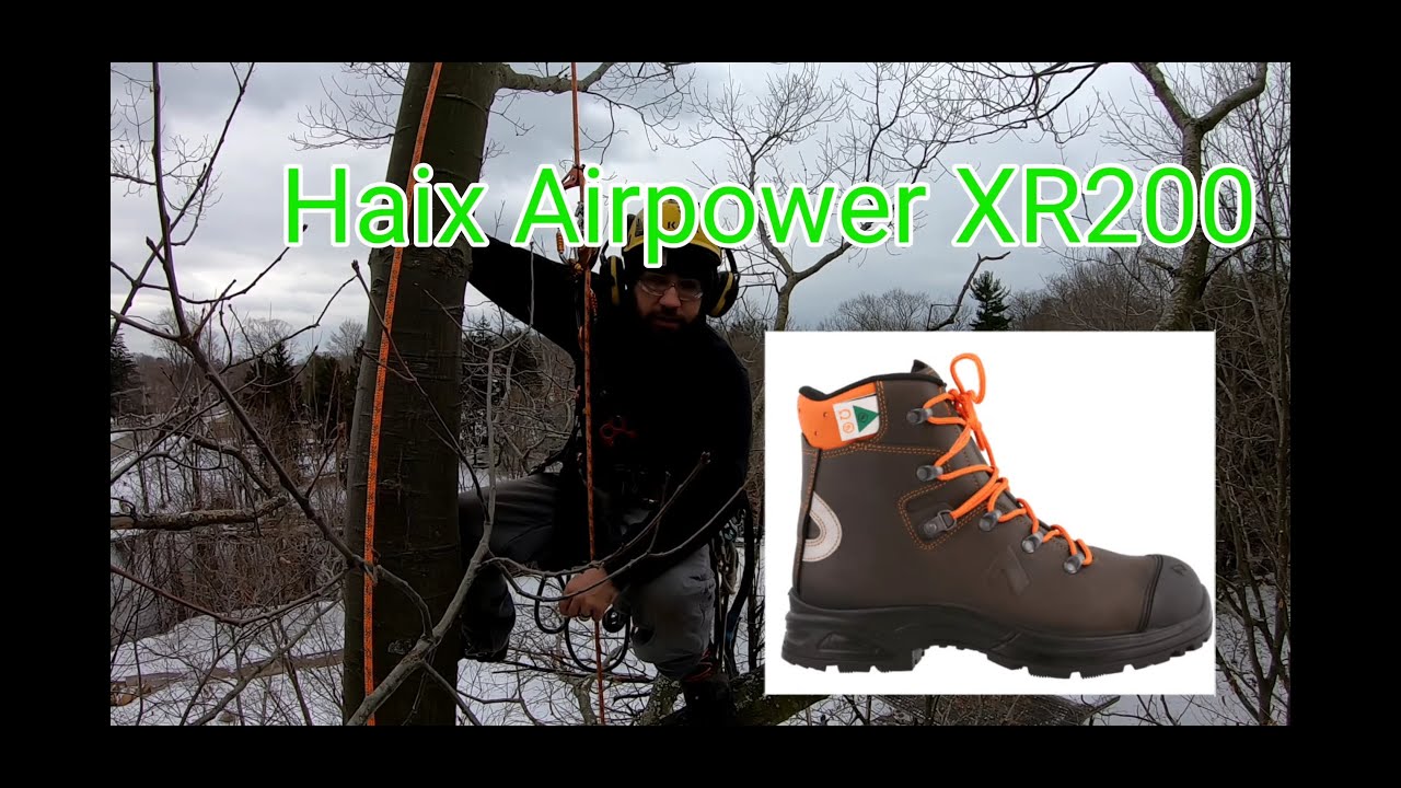 Joshman reviews- Haix Airpower Xr200 chainsaw protective boots