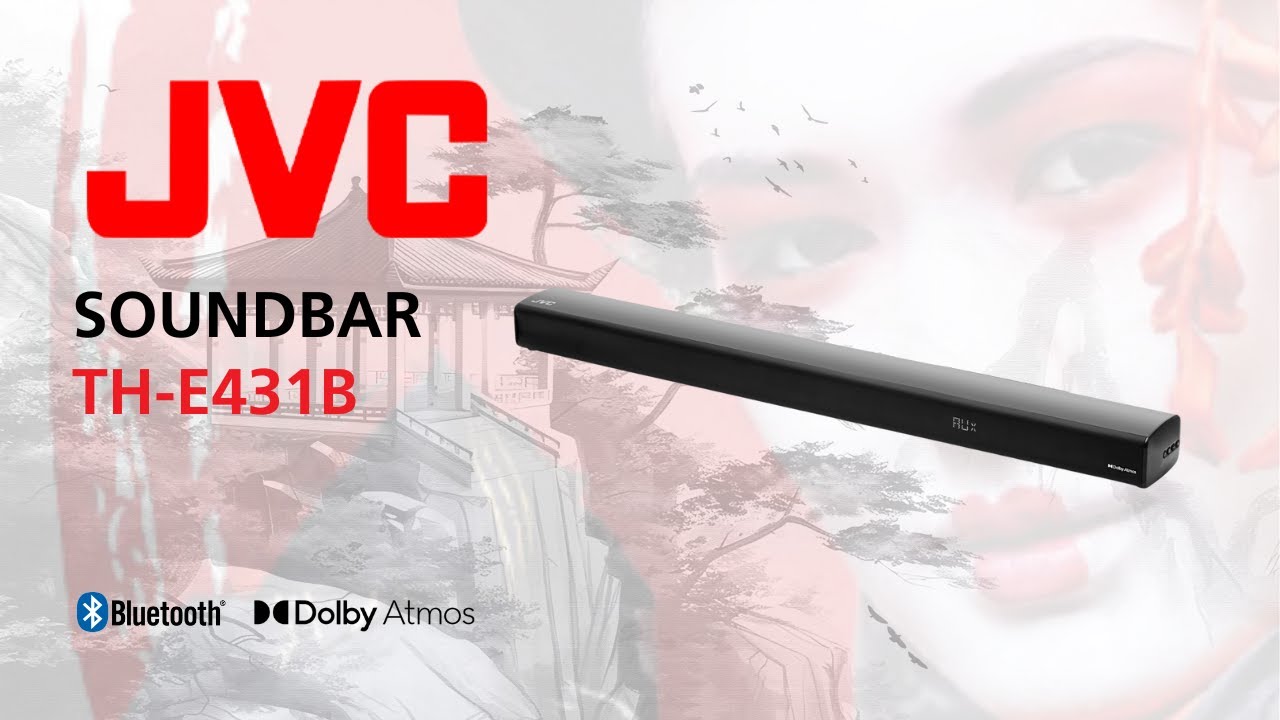 Soundbar JVC TH-E431B 2.1CH 240W DOLBY ATMOS
