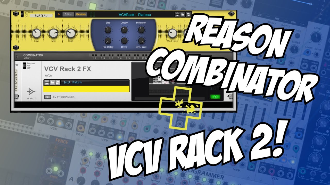 Create your own effects using VCV Rack 2 and Combinator in Reason!