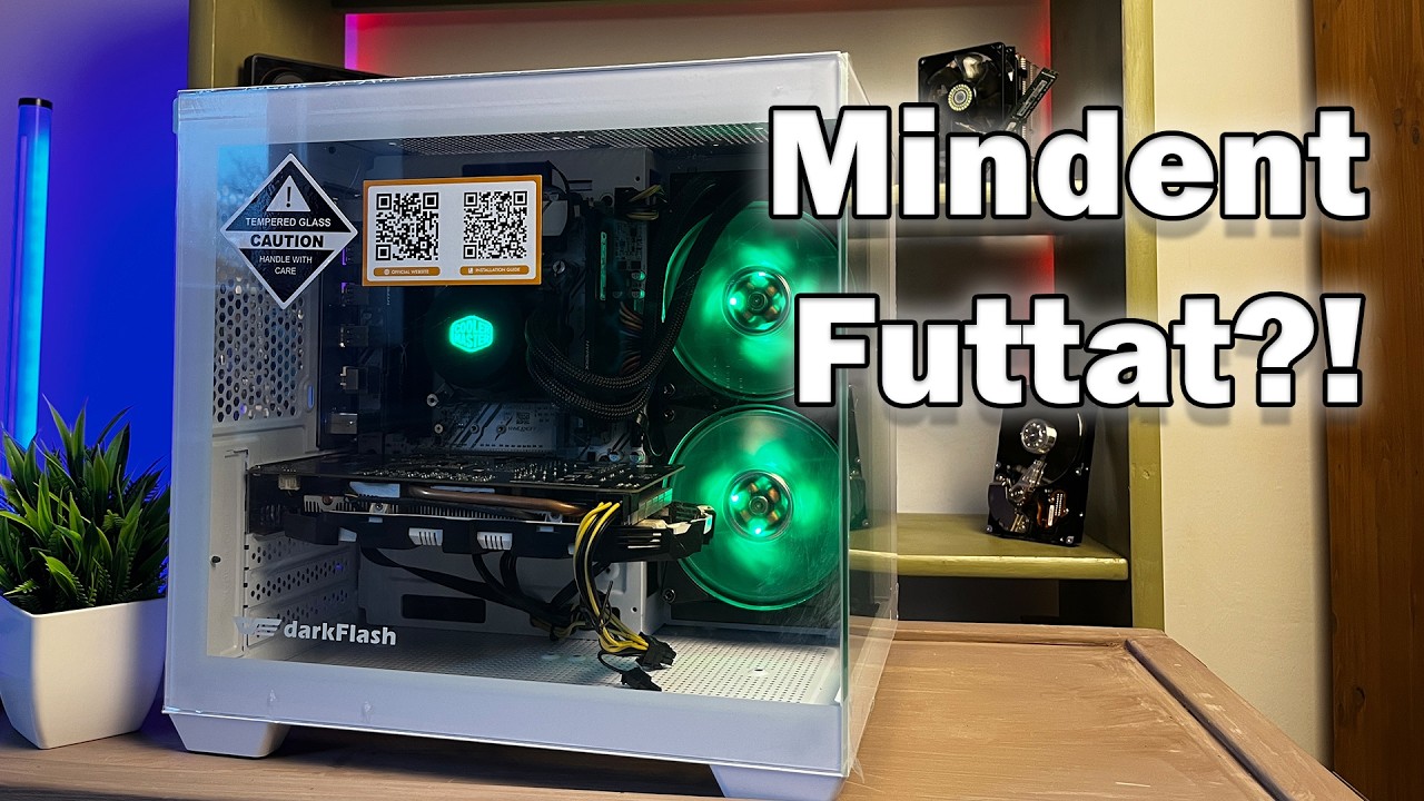 Építettem egy ERŐS 100.000 Ft GAMER GÉPET!🤯