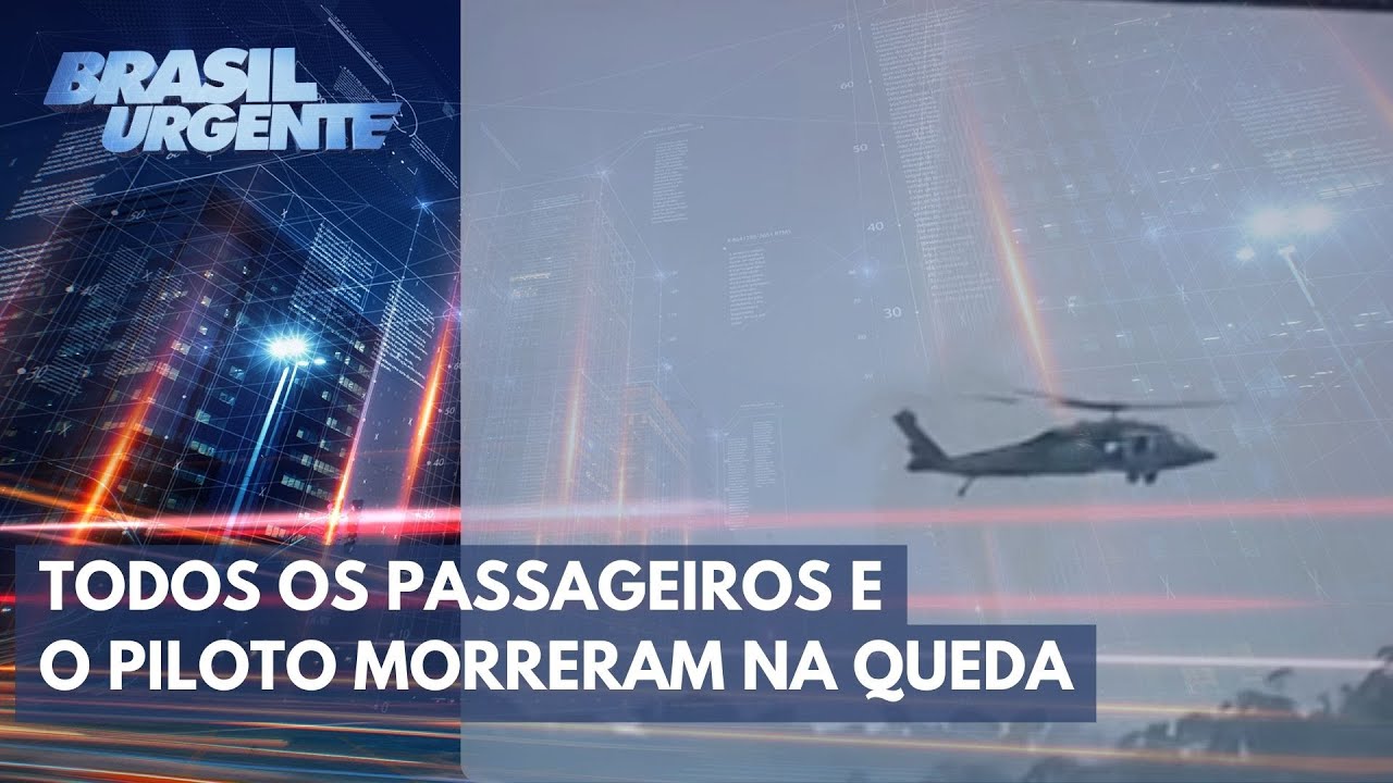 Equipes tentam resgatar corpos das vítimas do acidente com helicóptero | Brasil Urgente