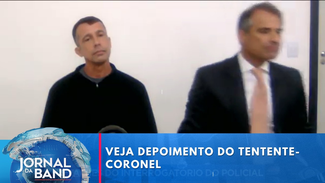 Veja detalhes do interrog&aacute;torio do Tenente-Coronel acusado de matar Gisele | Jornal da Band