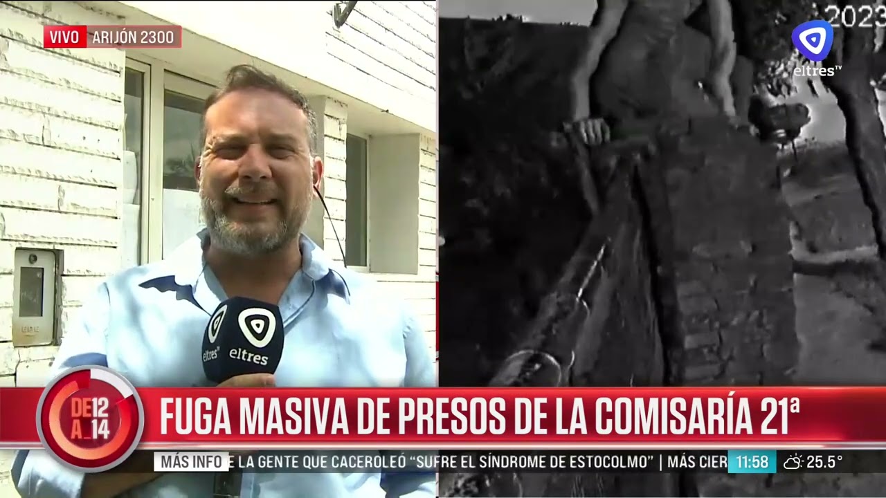 Fuga masiva de presos de la comisaría 21ª