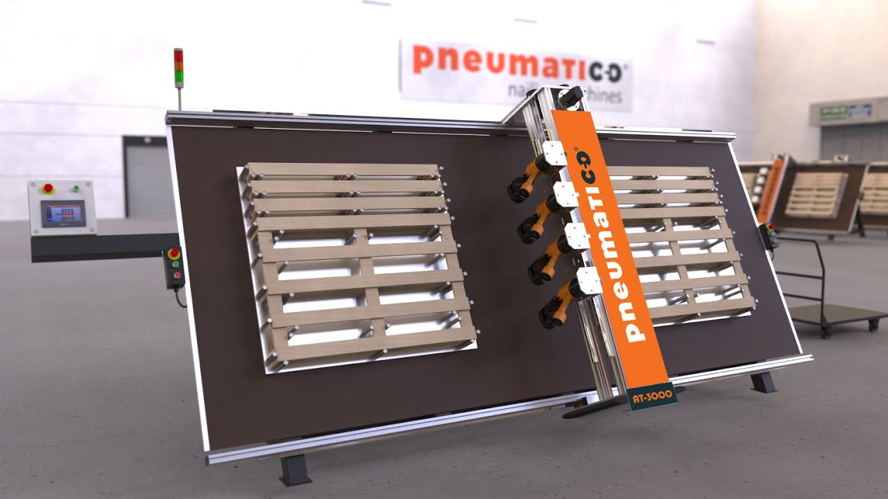 Meet the new generation of automatic pallet production! New model - Pneumatico AT-3000