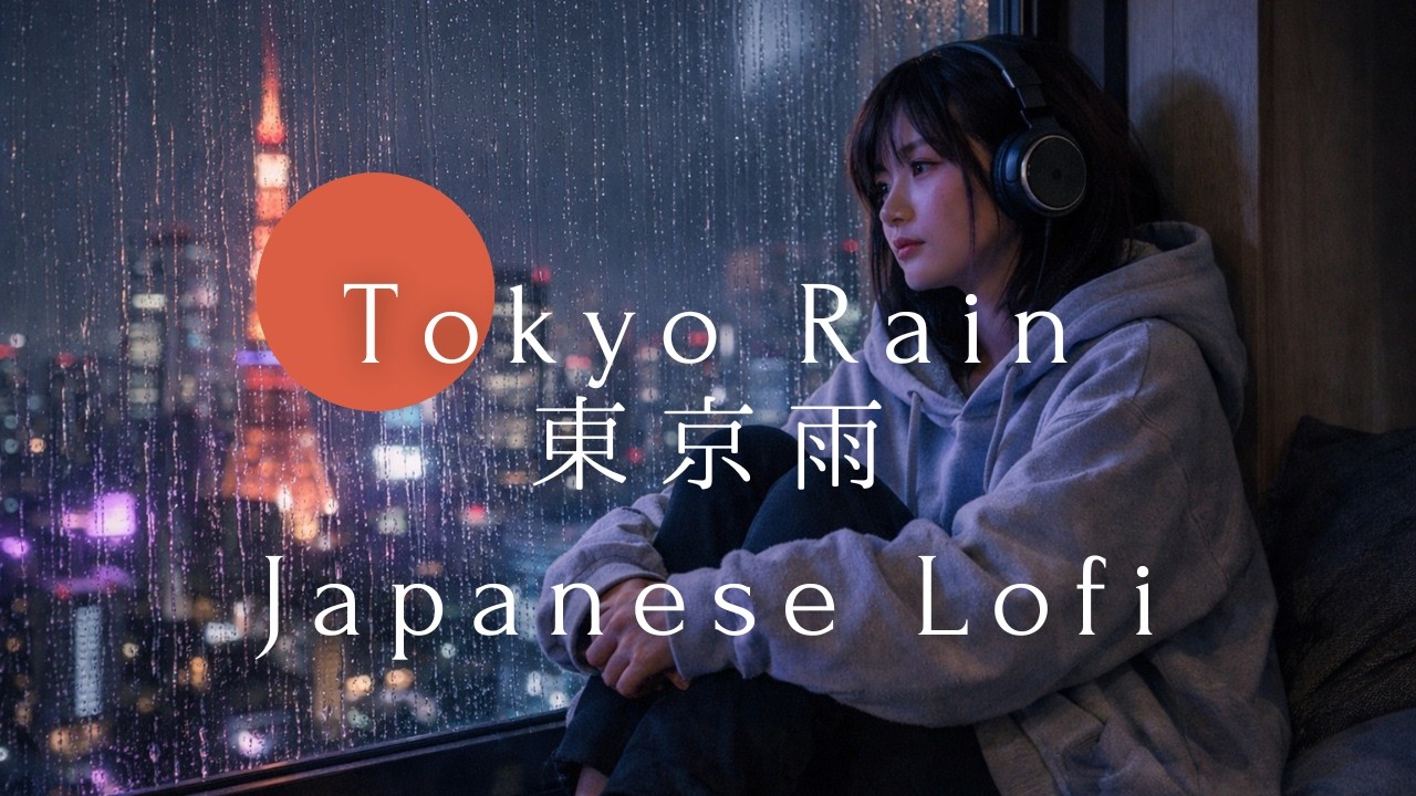 Tokyo Rain 🌧️ [2 Hour] Japanese Lofi Hip Hop to Sleep & Study