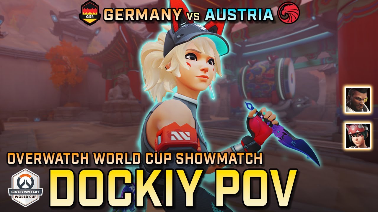 [ Dockiy ] FIERCE Flex Support | Germany vs Austria | Overwatch World Cup Showmatch