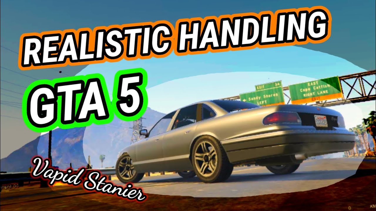 REALISTIC CAR PHYSICS GTA 5 Vapid Stanier #gta #gta5 #gtaonline