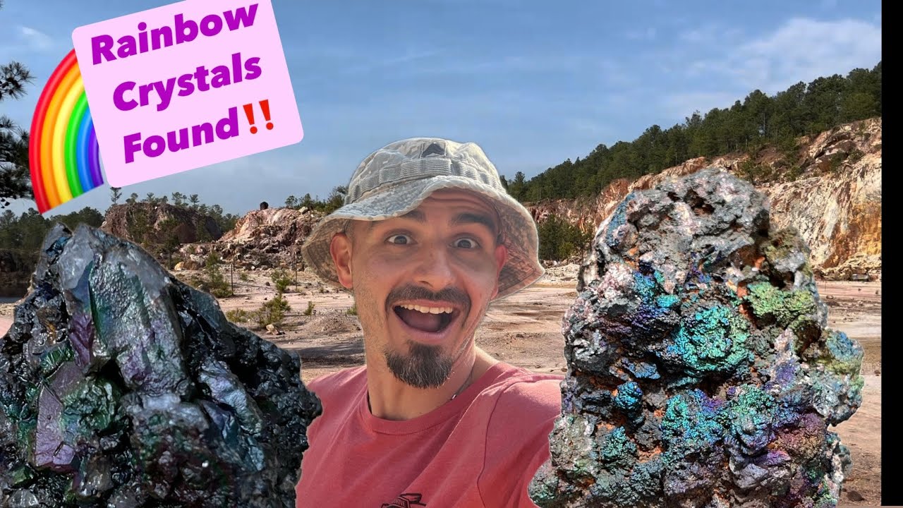 Digging Rainbow Crystals and other RARE Minerals @ Graves Mountain in Georgia