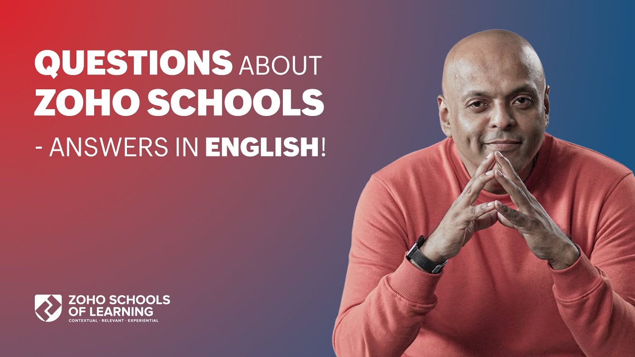 About Zoho Schools - Answers in English!
