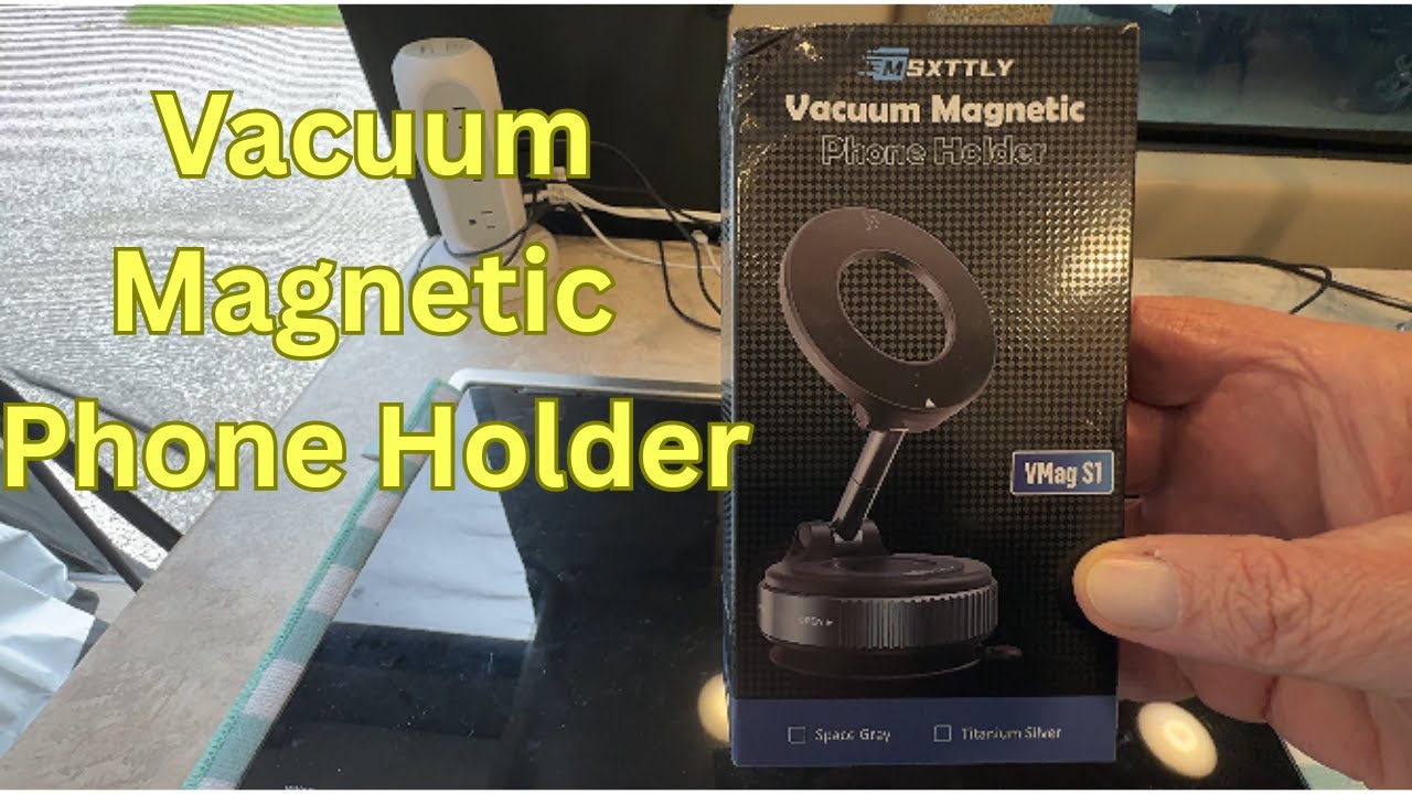 MSXTTLY Vacuum Magnetic Phone Holder  Unboxing & Review #msxttly #vmag #MSXTTLYsuctioncupphonemount