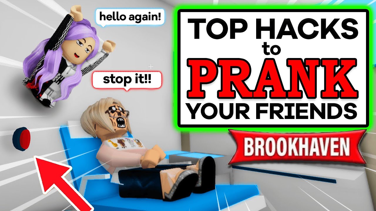 TOP 5 HACKS to PRANK someone in BROOKHAVEN RP