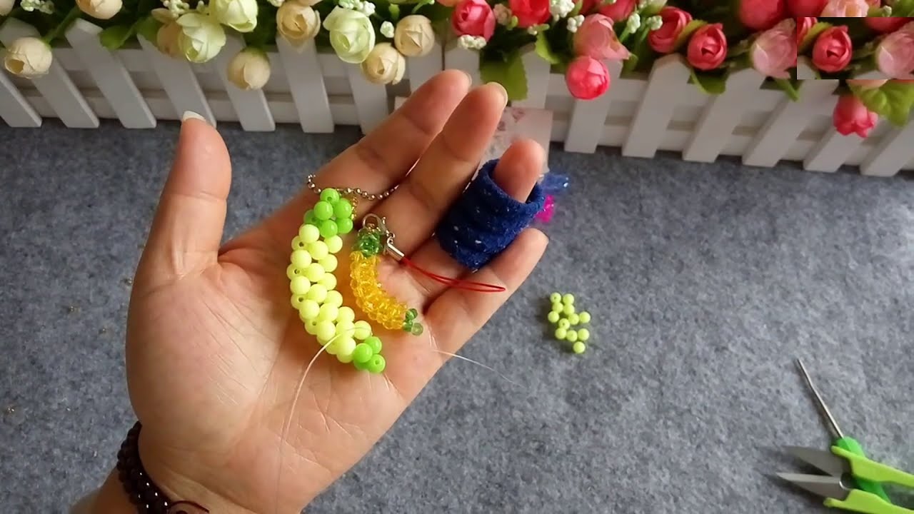水晶串珠 植物類飾品 香蕉(款式2)