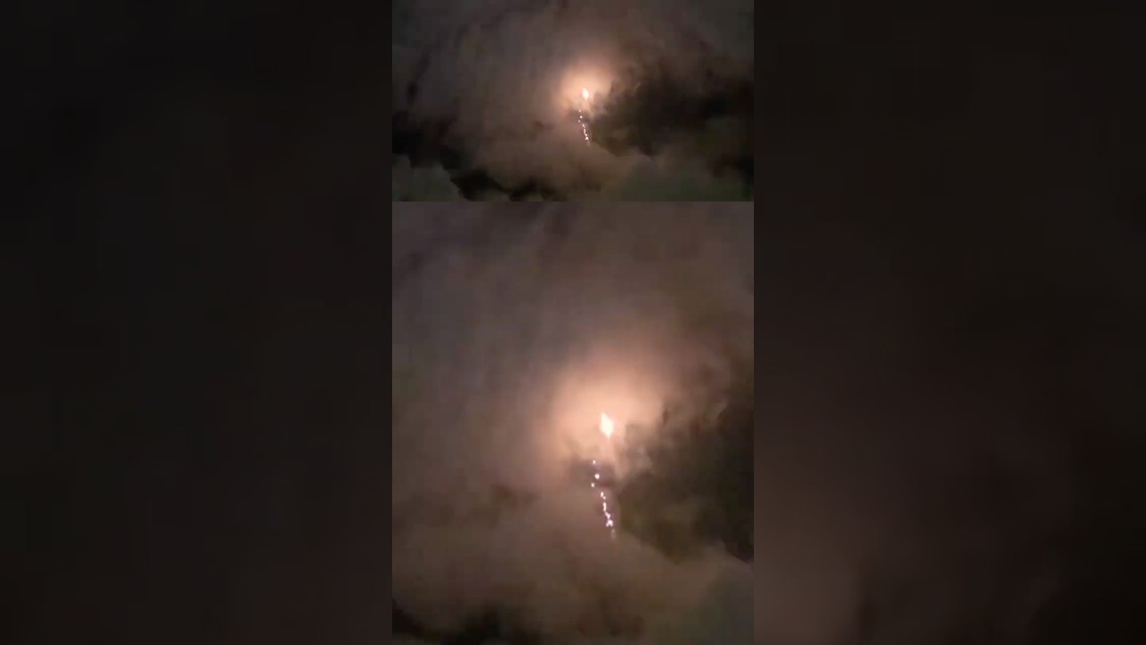 Missiles Seen as Sirens Alert Incoming Iran Attack on Israel