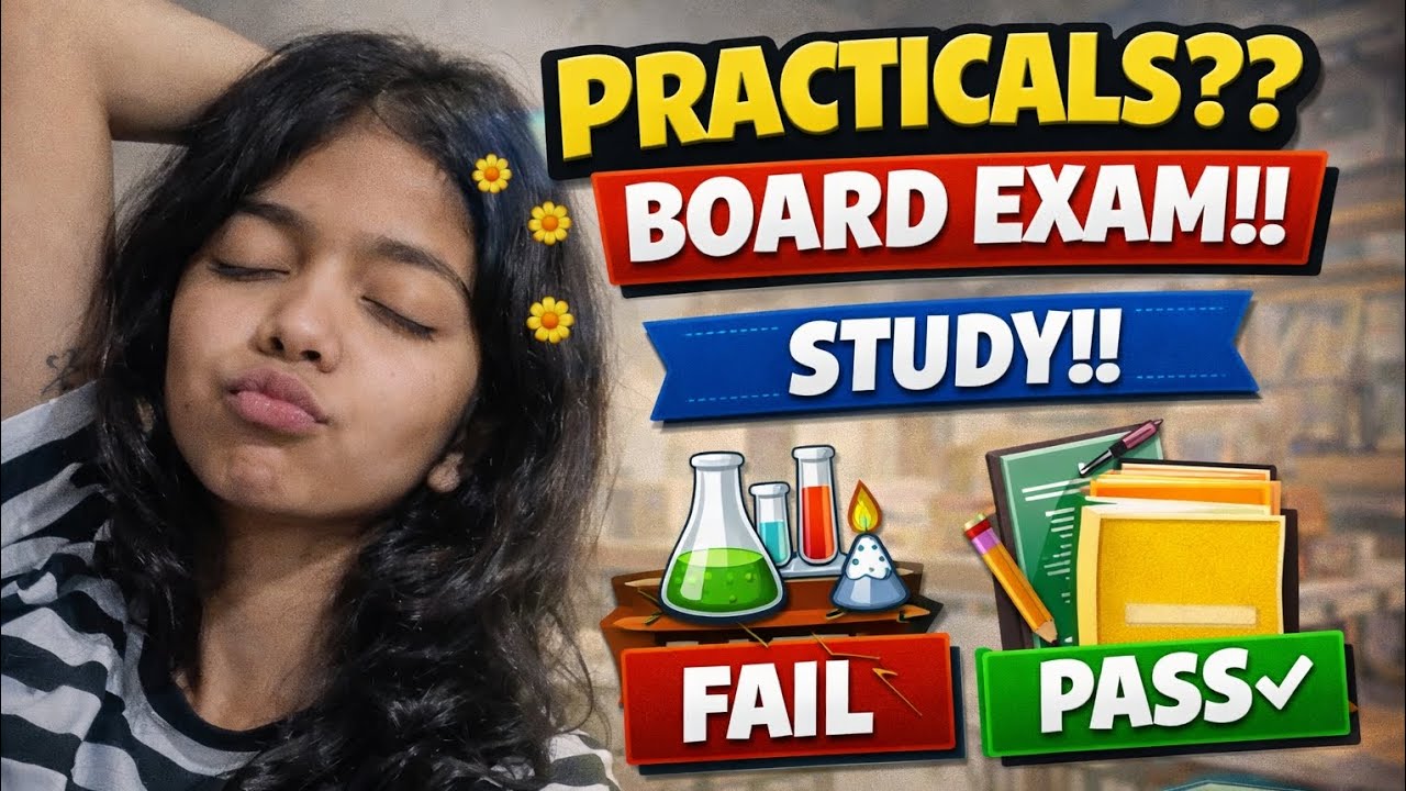 Board Exam & Practicals Reality 😭 | Study Kaise Kare?