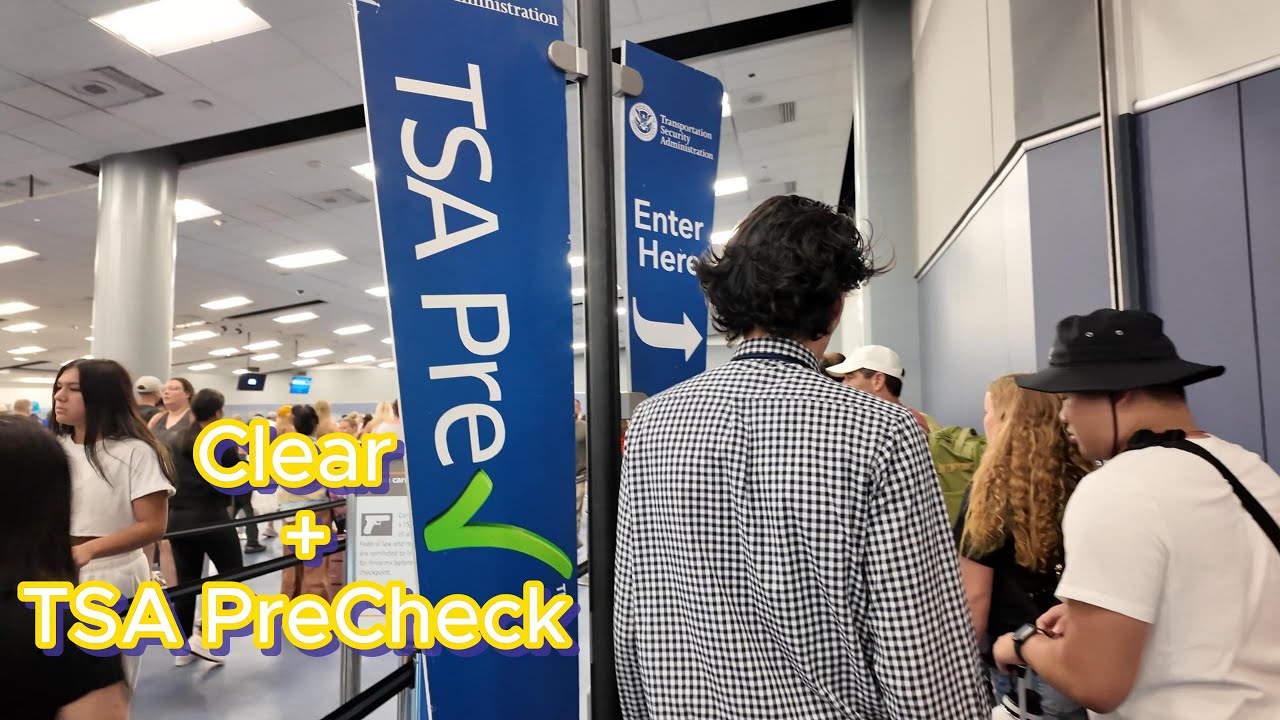 Getting through the security line with TSA PreCheck and CLEAR in LAS airport